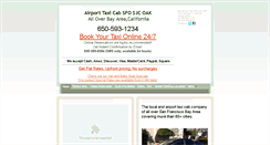 Desktop Screenshot of airporttaxicabservices.com